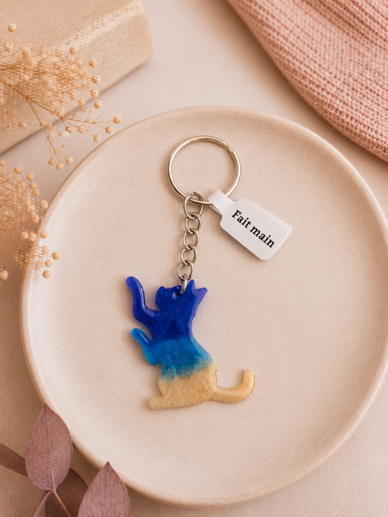 Porte-clés Chat Eté du Sud